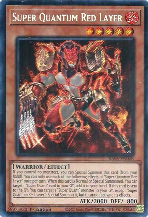 Image for Super Quantum Red Layer (Secret Rare) (RA05-EN008) [Rarity Collection 5] - YuGiOh