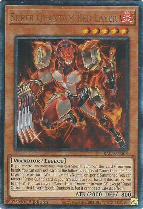 Image for Super Quantum Red Layer (Ultimate Rare) (RA05-EN008) [Rarity Collection 5] - YuGiOh