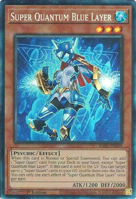 Image for Super Quantum Blue Layer (Collector's Rare) (RA05-EN009) [Rarity Collection 5] - YuGiOh
