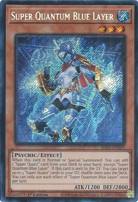 Image for Super Quantum Blue Layer (Secret Rare) (RA05-EN009) [Rarity Collection 5] - YuGiOh