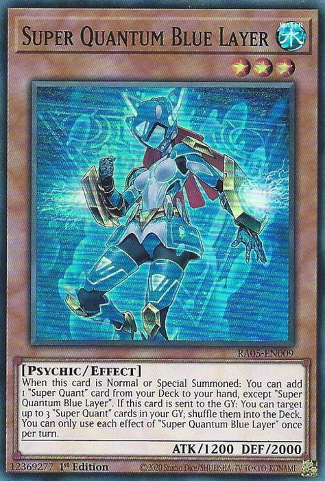 Image for Super Quantum Blue Layer (RA05-EN009) [Rarity Collection 5] - YuGiOh