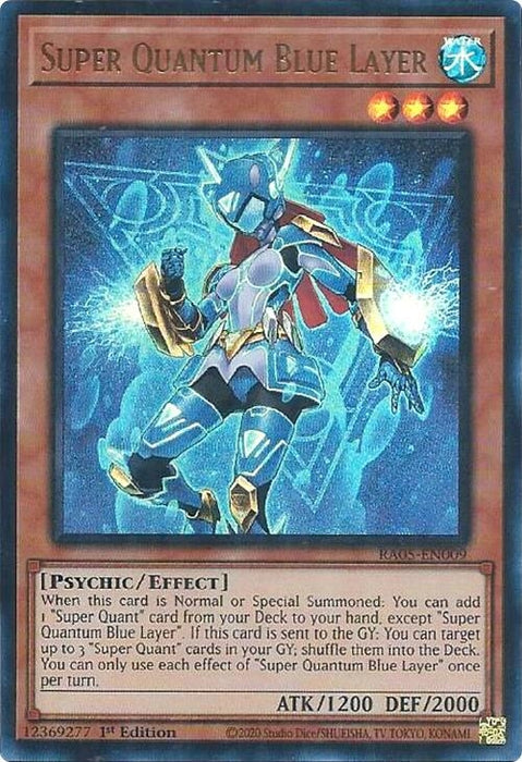 Image for Super Quantum Blue Layer (Ultra Rare) (RA05-EN009) [Rarity Collection 5] - YuGiOh