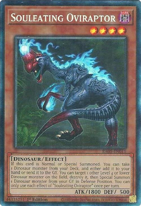 Image for Souleating Oviraptor (Collector's Rare) (RA05-EN011) [Rarity Collection 5] - YuGiOh