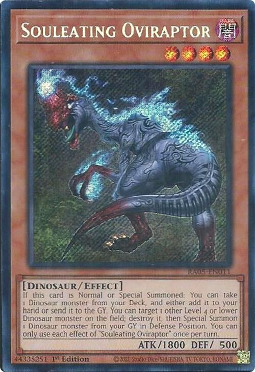 Image for Souleating Oviraptor (Secret Rare) (RA05-EN011) [Rarity Collection 5] - YuGiOh