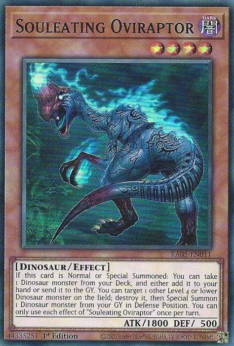 Image for Souleating Oviraptor (RA05-EN011) [Rarity Collection 5] - YuGiOh