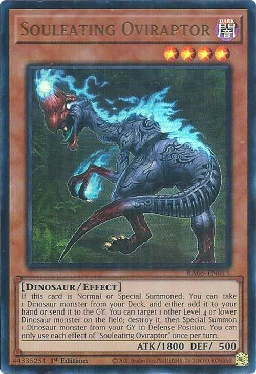 Image for Souleating Oviraptor (Ultra Rare) (RA05-EN011) [Rarity Collection 5] - YuGiOh