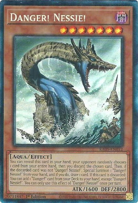 Image for Danger! Nessie! (Collector's Rare) (RA05-EN012) [Rarity Collection 5] - YuGiOh