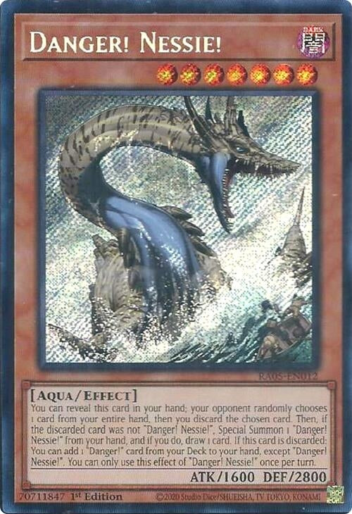 Image for Danger! Nessie! (Secret Rare) (RA05-EN012) [Rarity Collection 5] - YuGiOh