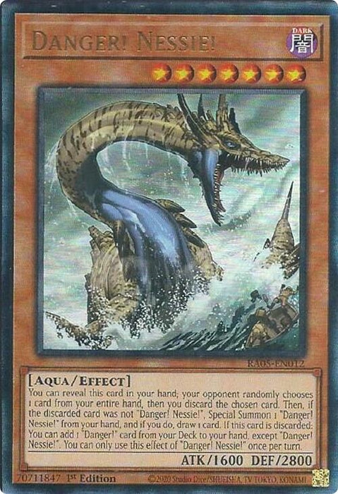Image for Danger! Nessie! (Ultimate Rare) (RA05-EN012) [Rarity Collection 5] - YuGiOh