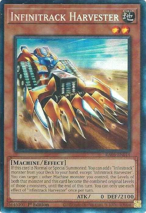 Image for Infinitrack Harvester (Collector's Rare) (RA05-EN014) [Rarity Collection 5] - YuGiOh