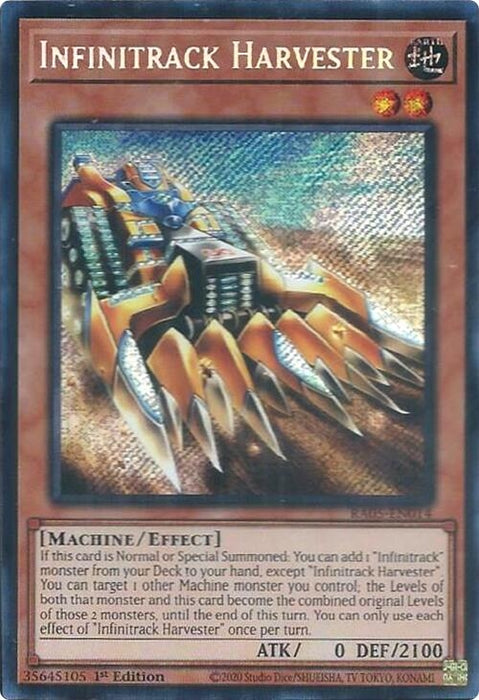 Image for Infinitrack Harvester (Secret Rare) (RA05-EN014) [Rarity Collection 5] - YuGiOh
