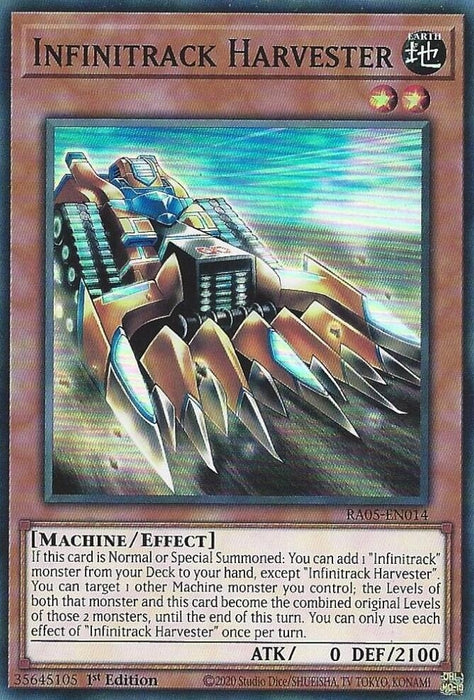 Image for Infinitrack Harvester (RA05-EN014) [Rarity Collection 5] - YuGiOh