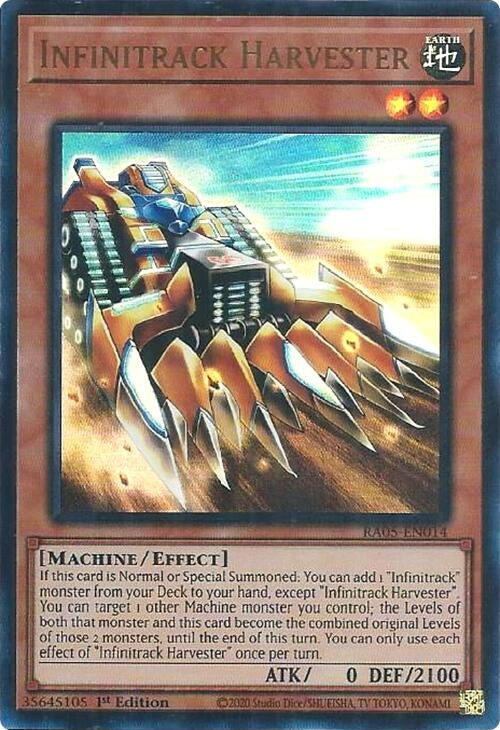 Image for Infinitrack Harvester (Ultra Rare) (RA05-EN014) [Rarity Collection 5] - YuGiOh
