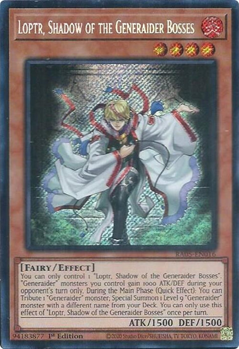 Image for Loptr, Shadow of the Generaider Bosses (Secret Rare) (RA05-EN016) [Rarity Collection 5] - YuGiOh