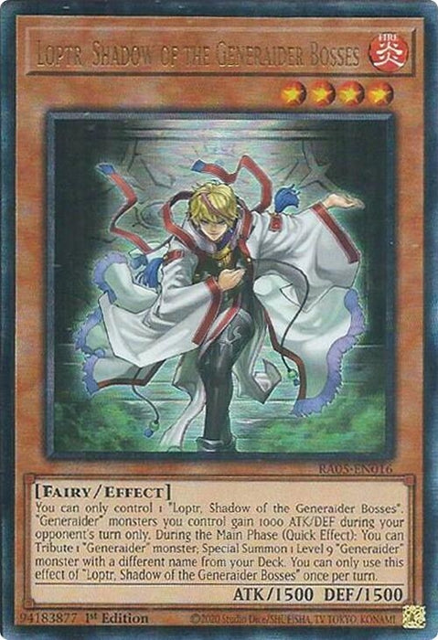 Image for Loptr, Shadow of the Generaider Bosses (Ultimate Rare) (RA05-EN016) [Rarity Collection 5] - YuGiOh