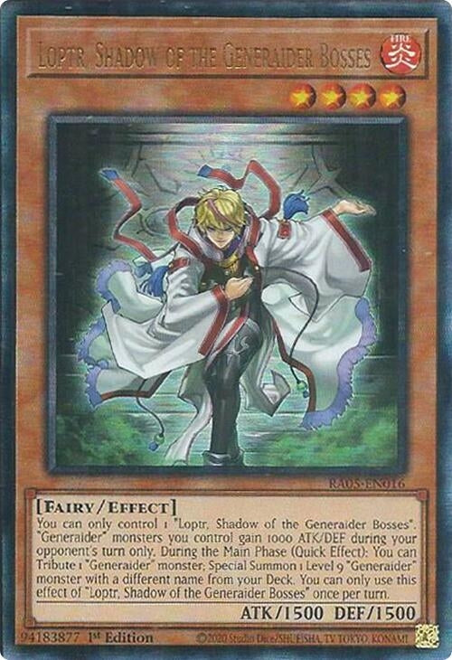 Image for Loptr, Shadow of the Generaider Bosses (Ultimate Rare) (RA05-EN016) [Rarity Collection 5] - YuGiOh