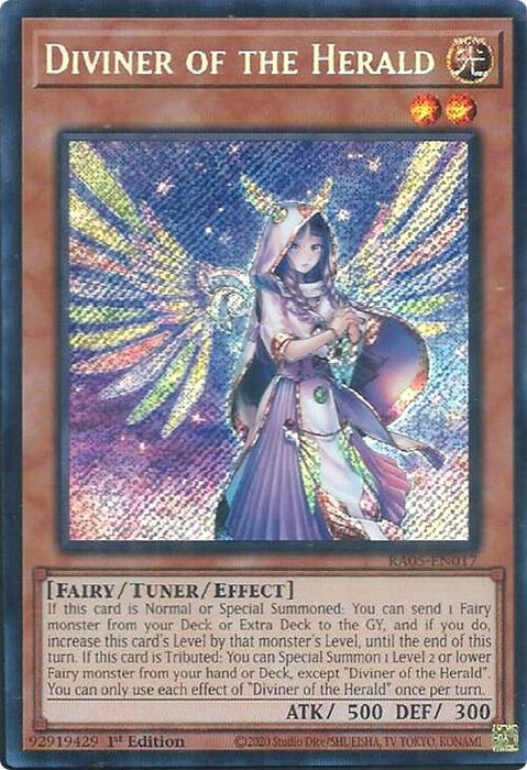 Image for Diviner of the Herald (Secret Rare) (RA05-EN017) [Rarity Collection 5] - YuGiOh