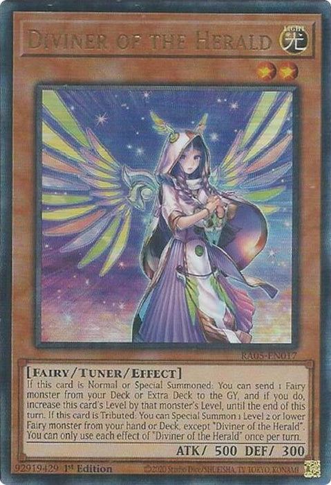 Image for Diviner of the Herald (Ultimate Rare) (RA05-EN017) [Rarity Collection 5] - YuGiOh
