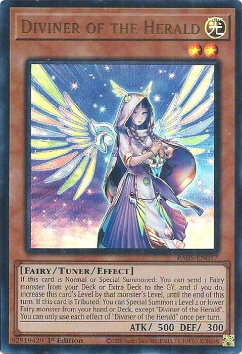 Image for Diviner of the Herald (Ultra Rare) (RA05-EN017) [Rarity Collection 5] - YuGiOh