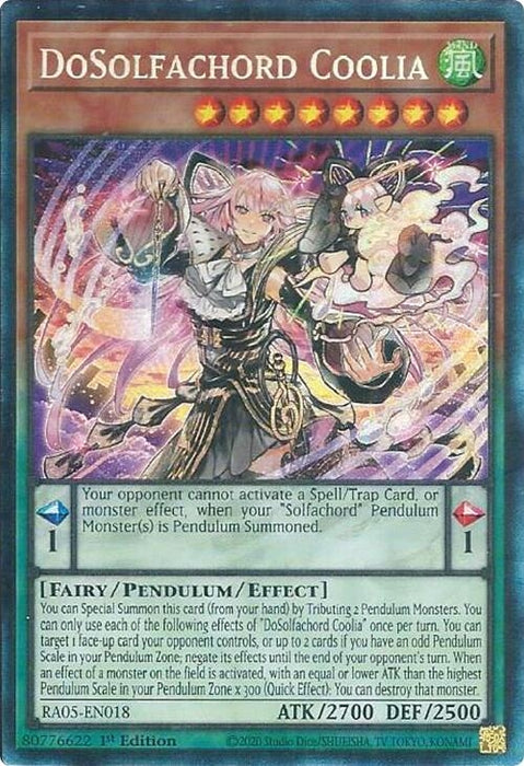 Image for DoSolfachord Coolia (Collector's Rare) (RA05-EN018) [Rarity Collection 5] - YuGiOh