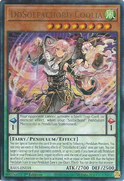 Image for DoSolfachord Coolia (Ultimate Rare) (RA05-EN018) [Rarity Collection 5] - YuGiOh