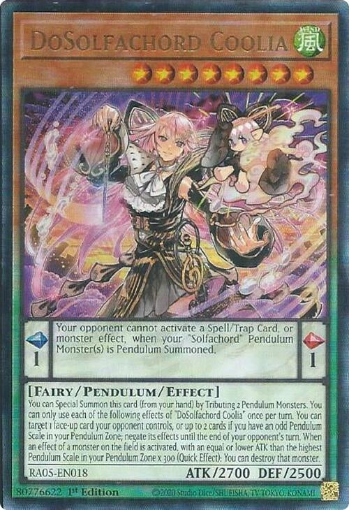 Image for DoSolfachord Coolia (Ultimate Rare) (RA05-EN018) [Rarity Collection 5] - YuGiOh