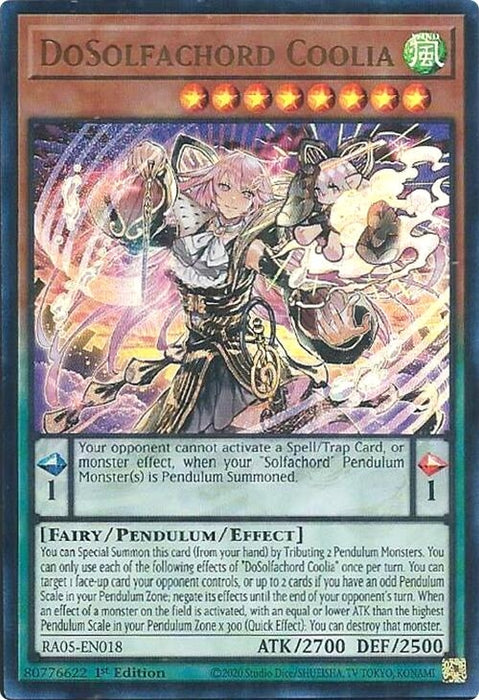 Image for DoSolfachord Coolia (Ultra Rare) (RA05-EN018) [Rarity Collection 5] - YuGiOh