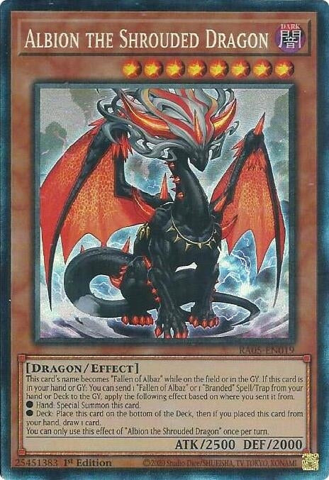 Image for Albion the Shrouded Dragon (Collector's Rare) (RA05-EN019) [Rarity Collection 5] - YuGiOh