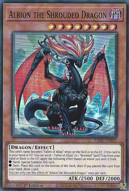 Image for Albion the Shrouded Dragon (RA05-EN019) [Rarity Collection 5] - YuGiOh