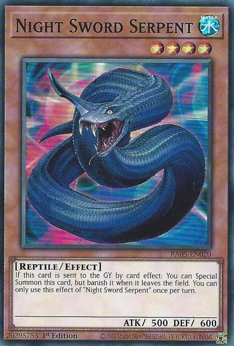 Image for Night Sword Serpent (RA05-EN020) [Rarity Collection 5] - YuGiOh