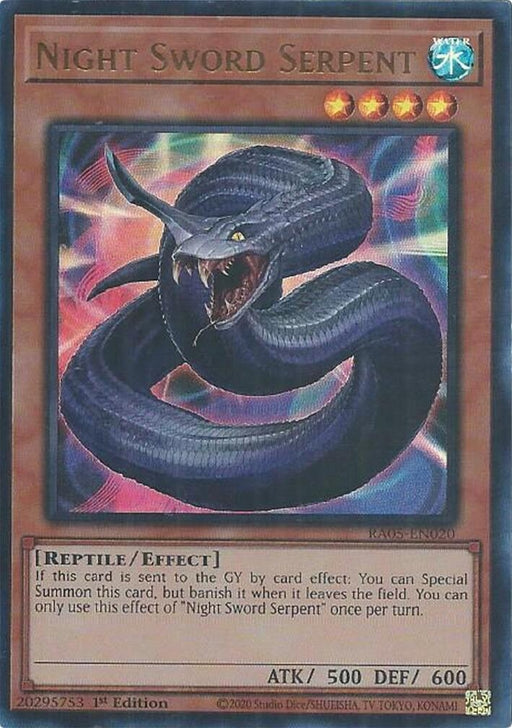 Image for Night Sword Serpent (Ultra Rare) (RA05-EN020) [Rarity Collection 5] - YuGiOh