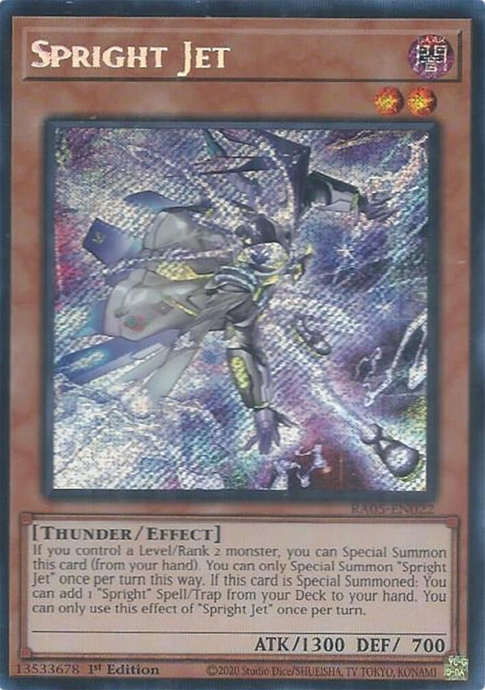 Image for Spright Jet (Secret Rare) (RA05-EN022) [Rarity Collection 5] - YuGiOh