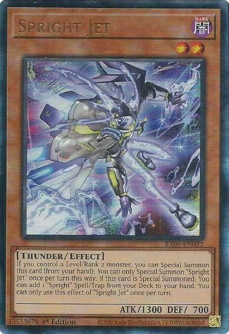 Image for Spright Jet (Ultimate Rare) (RA05-EN022) [Rarity Collection 5] - YuGiOh