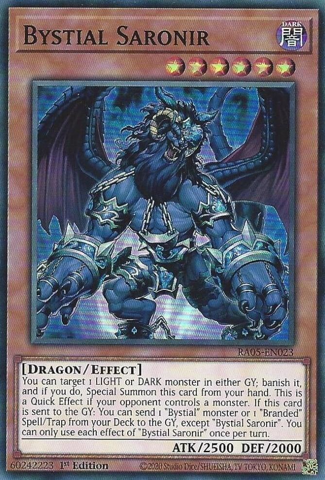 Image for Bystial Saronir (RA05-EN023) [Rarity Collection 5] - YuGiOh