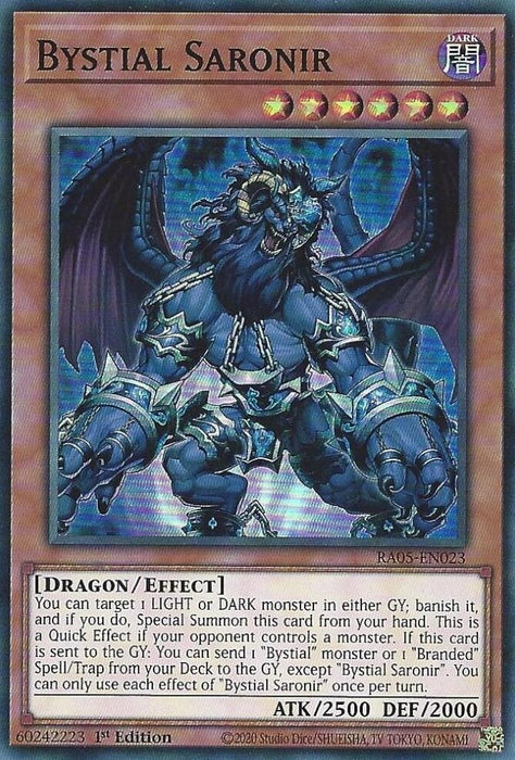 Image for Bystial Saronir (RA05-EN023) [Rarity Collection 5] - YuGiOh