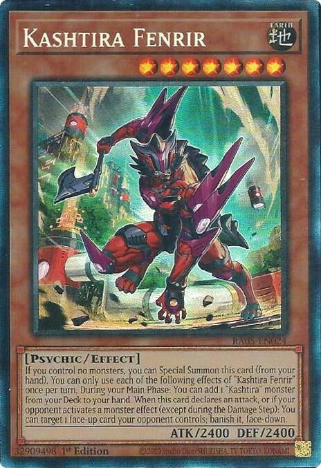 Image for Kashtira Fenrir (Collector's Rare) (RA05-EN024) [Rarity Collection 5] - YuGiOh