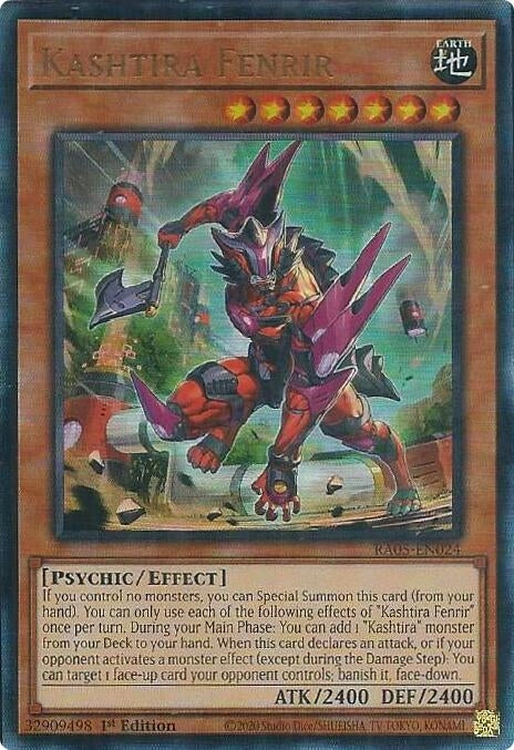 Image for Kashtira Fenrir (Ultimate Rare) (RA05-EN024) [Rarity Collection 5] - YuGiOh
