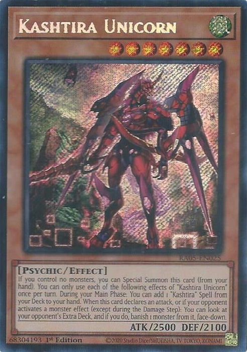 Image for Kashtira Unicorn (Secret Rare) (RA05-EN025) [Rarity Collection 5] - YuGiOh