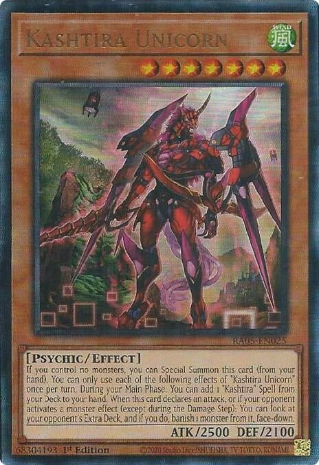 Image for Kashtira Unicorn (Ultimate Rare) (RA05-EN025) [Rarity Collection 5] - YuGiOh