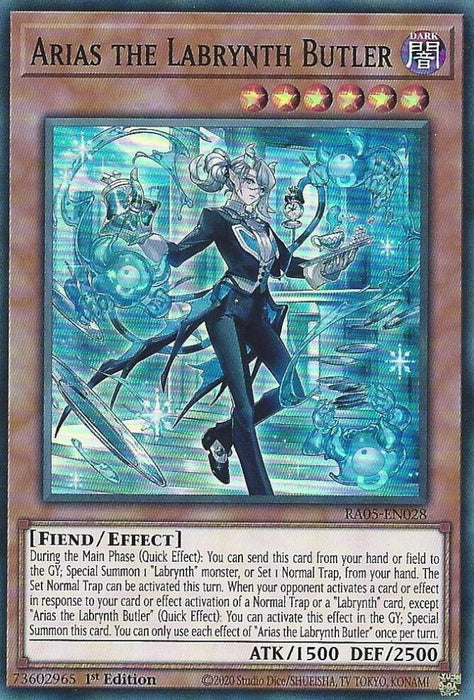Image for Arias the Labrynth Butler (RA05-EN028) [Rarity Collection 5] - YuGiOh