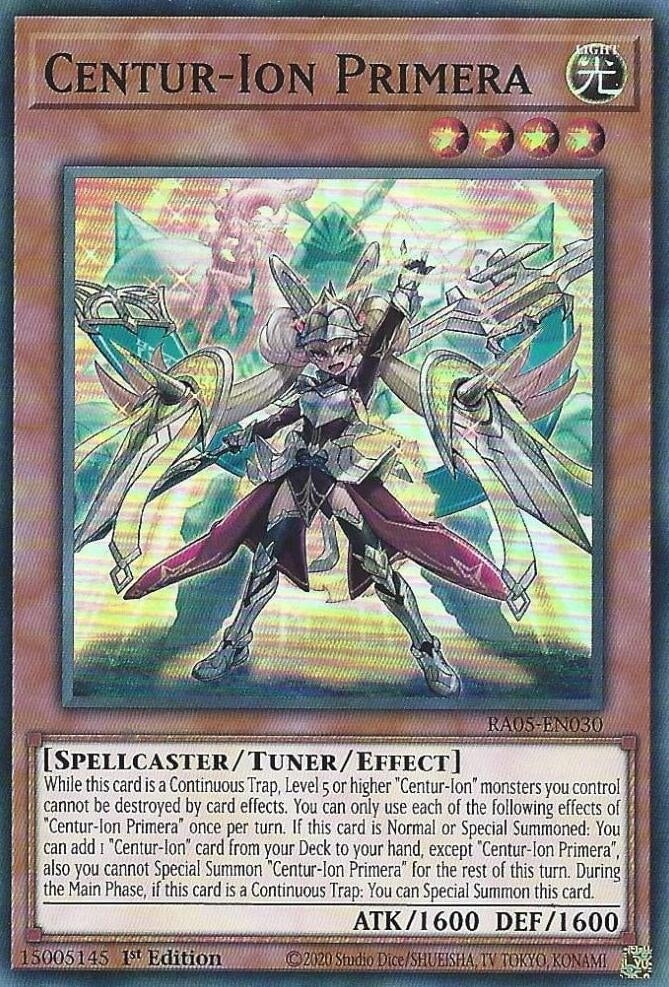 Image for Centur-Ion Primera (RA05-EN030) [Rarity Collection 5] - YuGiOh