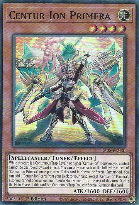 Image for Centur-Ion Primera (RA05-EN030) [Rarity Collection 5] - YuGiOh