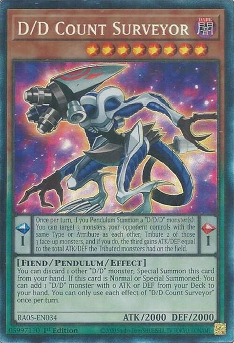Image for D/D Count Surveyor (Collector's Rare) (RA05-EN034) [Rarity Collection 5] - YuGiOh