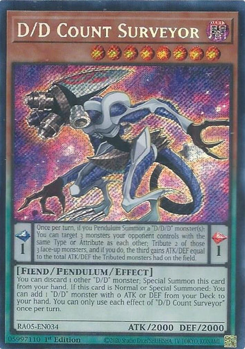 Image for D/D Count Surveyor (Secret Rare) (RA05-EN034) [Rarity Collection 5] - YuGiOh