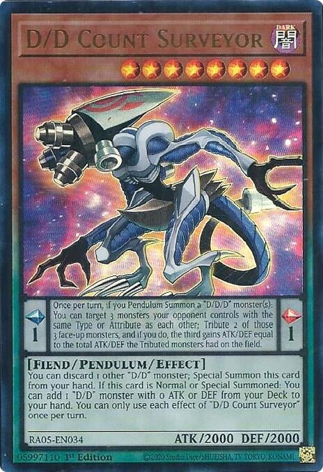 Image for D/D Count Surveyor (Ultra Rare) (RA05-EN034) [Rarity Collection 5] - YuGiOh