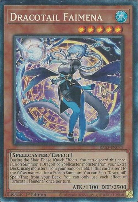 Image for Dracotail Faimena (Collector's Rare) (RA05-EN035) [Rarity Collection 5] - YuGiOh