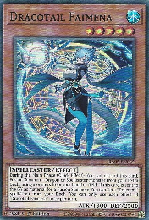 Image for Dracotail Faimena (RA05-EN035) [Rarity Collection 5] - YuGiOh