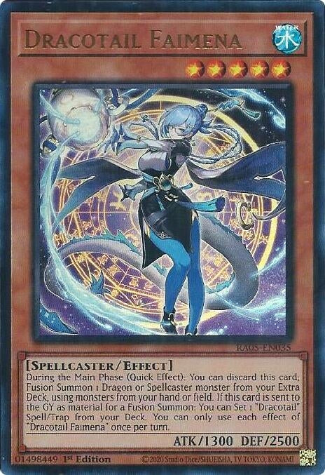 Image for Dracotail Faimena (Ultra Rare) (RA05-EN035) [Rarity Collection 5] - YuGiOh