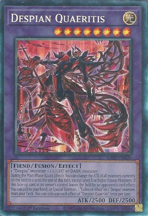 Image for Despian Quaeritis (Collector's Rare) (RA05-EN036) [Rarity Collection 5] - YuGiOh