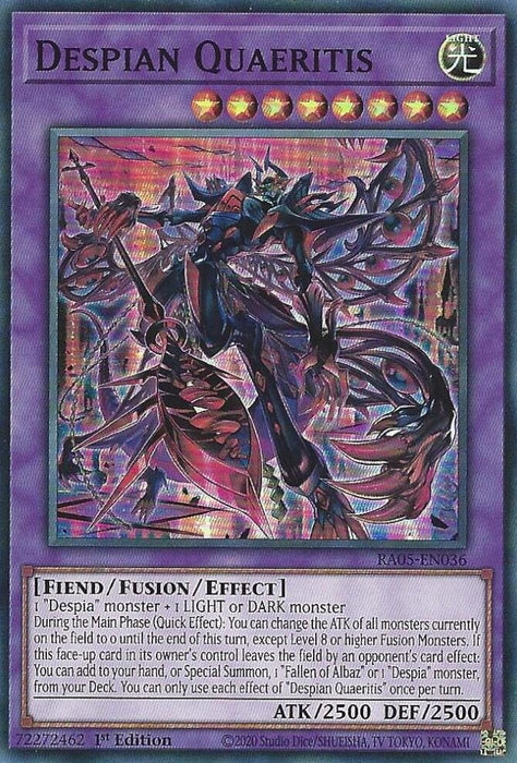 Image for Despian Quaeritis (RA05-EN036) [Rarity Collection 5] - YuGiOh